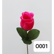 О001 Роза одиночная бутон